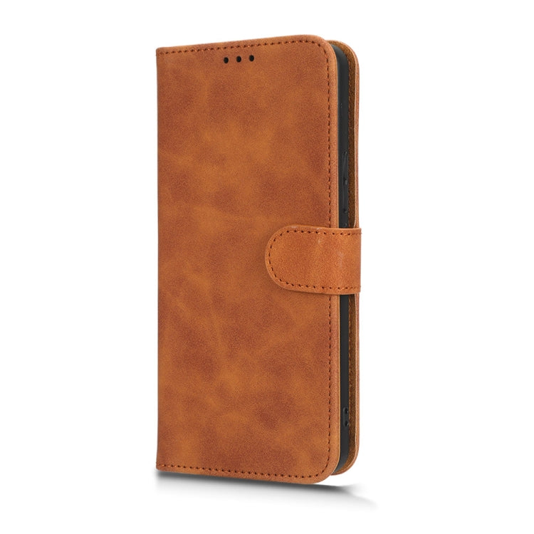 For TCL 408 Skin Feel Magnetic Flip Leather Phone Case