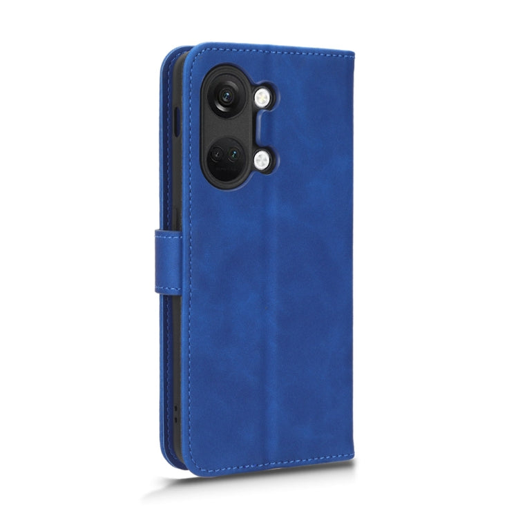 For OnePlus Ace 2V Skin Feel Magnetic Flip Leather Phone Case