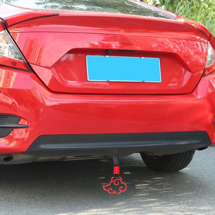 2pcs Car Rear Bumper Warning Hanging Ring Car Hand Pull Ring