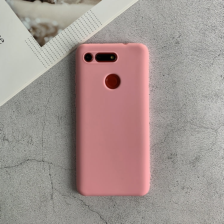 For Huawei Honor V20 Shockproof Frosted TPU Protective Case