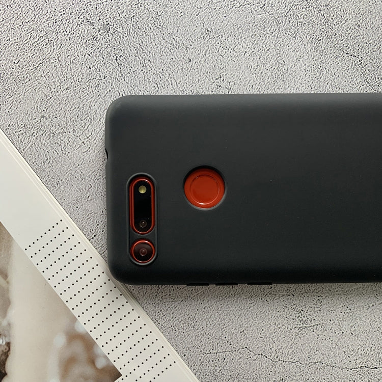 For Huawei Honor V20 Shockproof Frosted TPU Protective Case