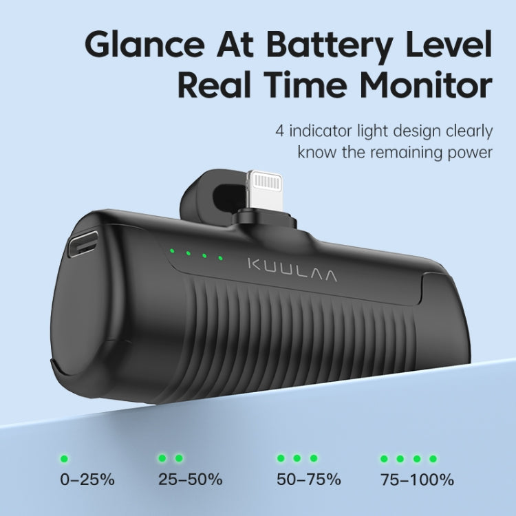 KUULAA KL-YD47 4500mAh 8 Pin Interface Mini Power Bank