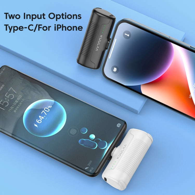 KUULAA KL-YD47 4500mAh 8 Pin Interface Mini Power Bank
