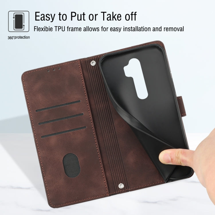 For OPPO A9 2020 / A5 2020 / A11X Skin-feel Embossed Leather Phone Case