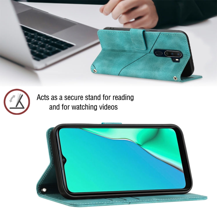 For OPPO A9 2020 / A5 2020 / A11X Skin-feel Embossed Leather Phone Case