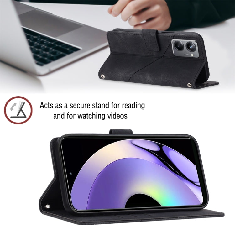 For Realme 10 Pro Skin-feel Embossed Leather Phone Case