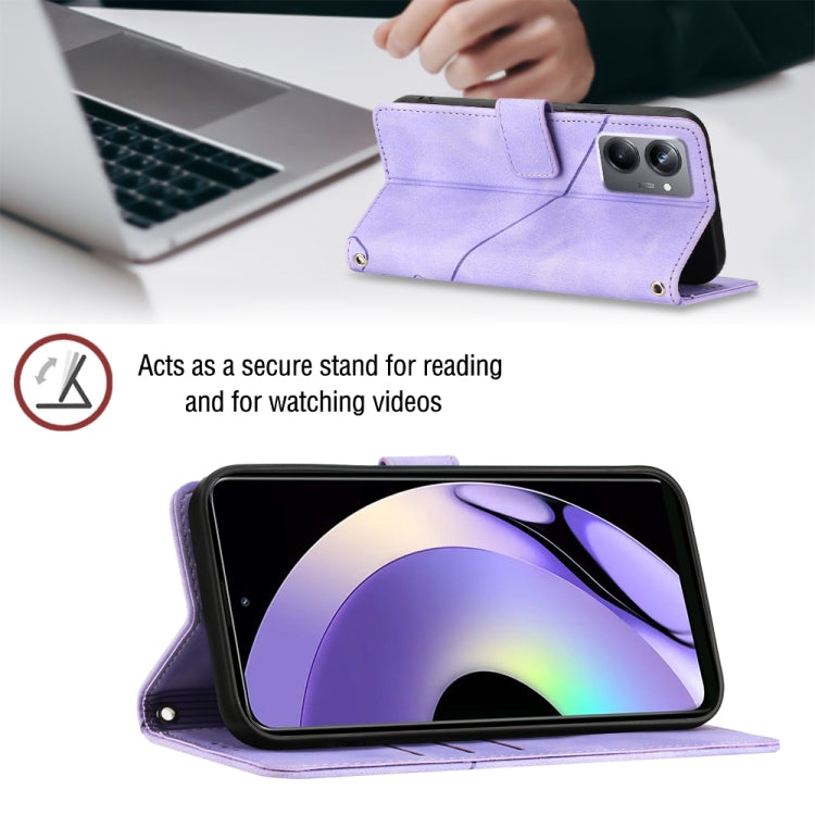 For Realme 10 Pro Skin-feel Embossed Leather Phone Case