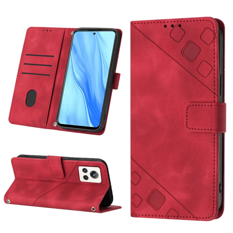 For Realme GT2 Explorer Master Skin-feel Embossed Leather Phone Case