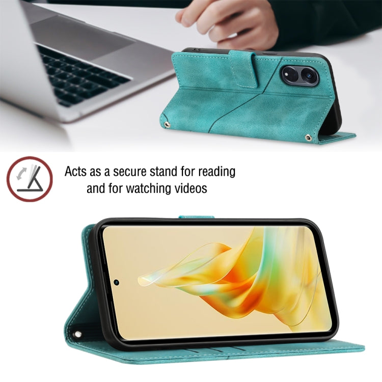 For OPPO Reno8 T 5G/A1 Pro 5G Global Skin-feel Embossed Leather Phone Case