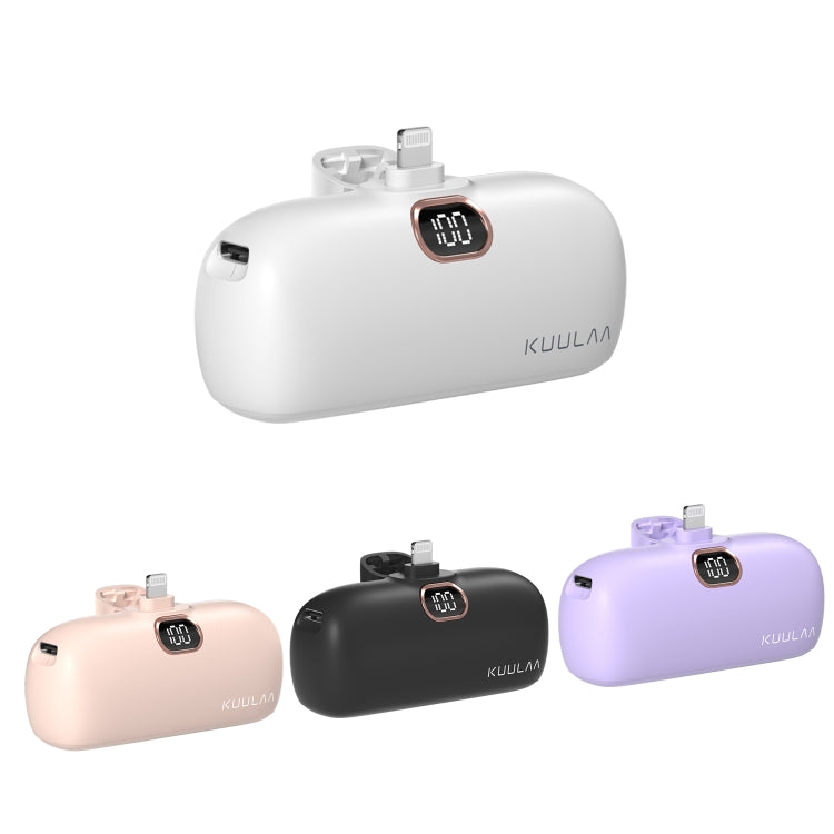KUULAA KL-YD42 5000mAh 8 Pin Interface Aurora Pocket Power Bank