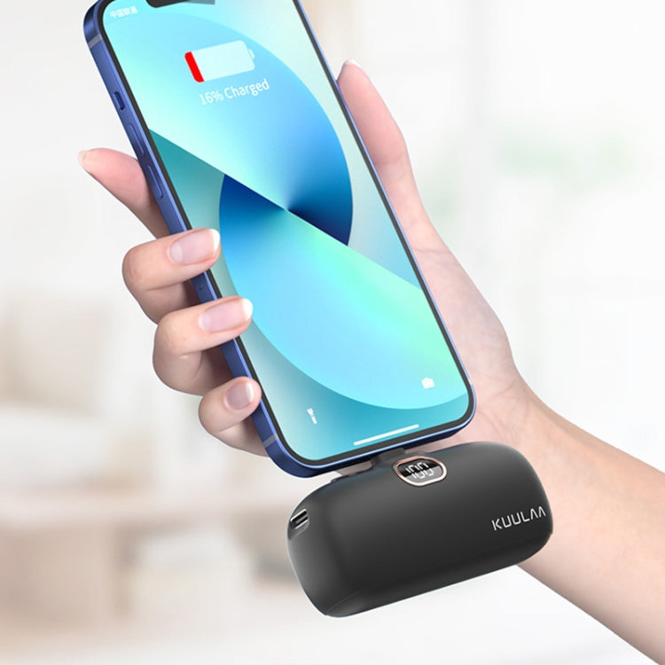 KUULAA KL-YD42 5000mAh 8 Pin Interface Aurora Pocket Power Bank