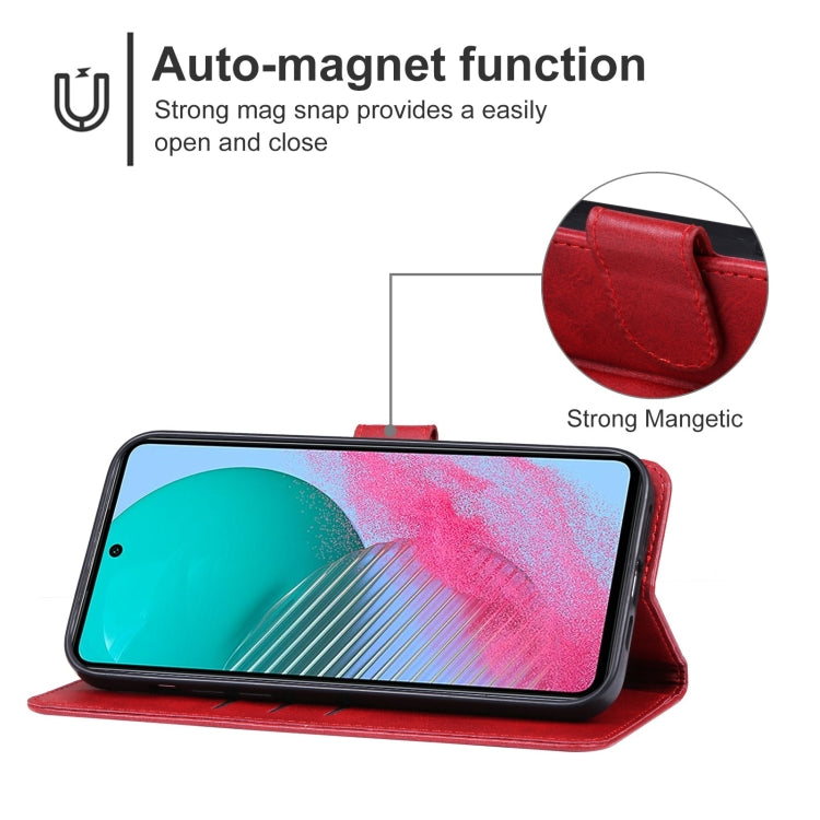 For Samsung Galaxy M54 Leather Phone Case