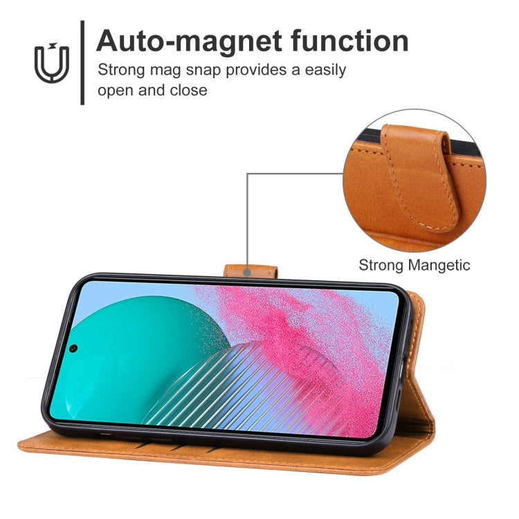 For Samsung Galaxy M54 Leather Phone Case
