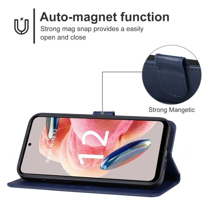 For Redmi Note 12 4G Global Leather Phone Case