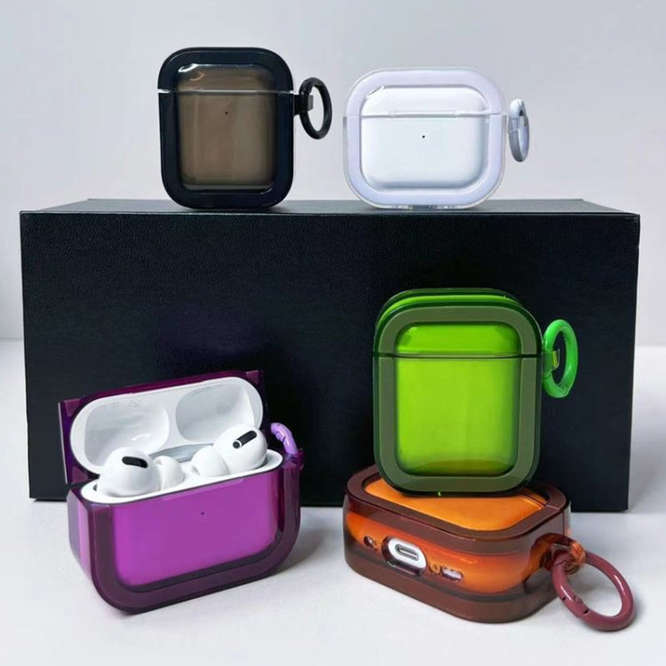 For AirPods Pro / Pro 2 2 in 1 Jelly TPU Earphone Protective Case
