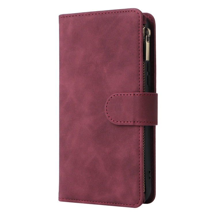 For Samsung Galaxy A34 5G Multifunctional Multi-Card Wallet Phone Leather Case
