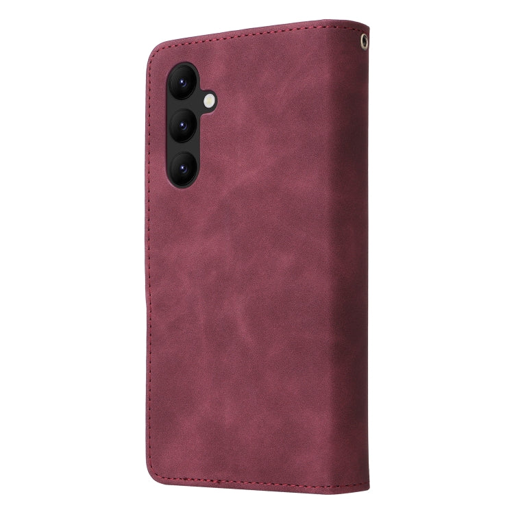 For Samsung Galaxy A34 5G Multifunctional Multi-Card Wallet Phone Leather Case