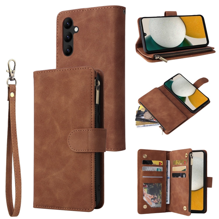 For Samsung Galaxy A34 5G Multifunctional Multi-Card Wallet Phone Leather Case