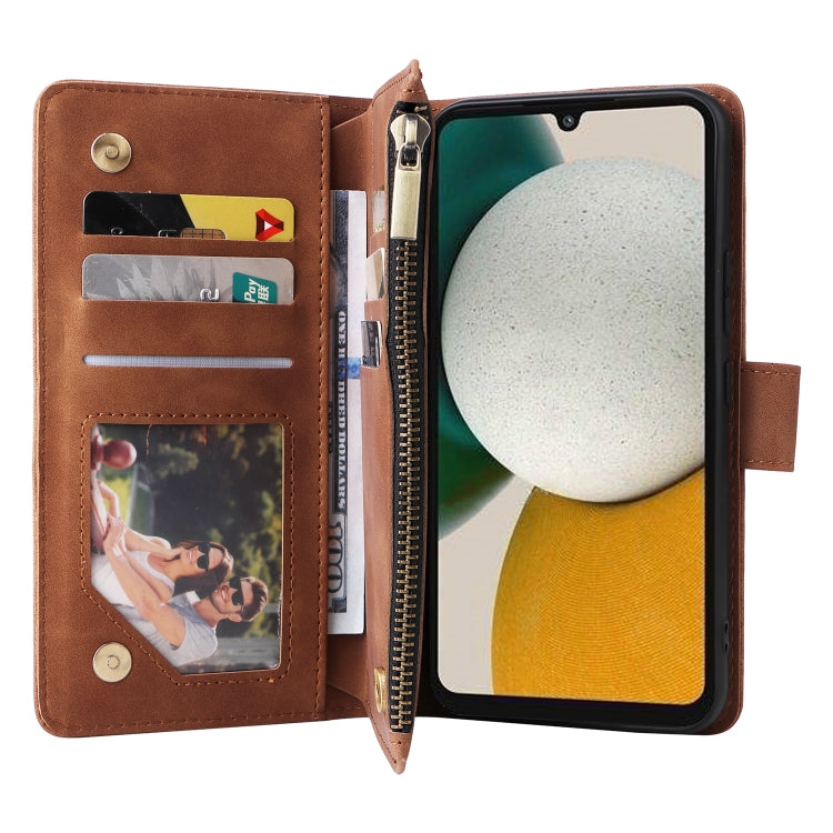 For Samsung Galaxy A34 5G Multifunctional Multi-Card Wallet Phone Leather Case