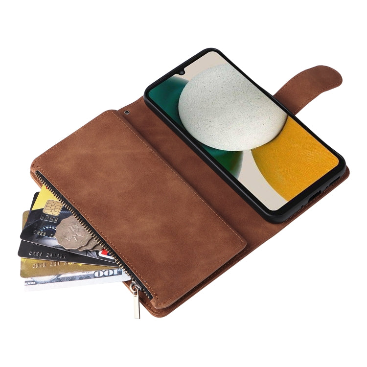 For Samsung Galaxy A34 5G Multifunctional Multi-Card Wallet Phone Leather Case