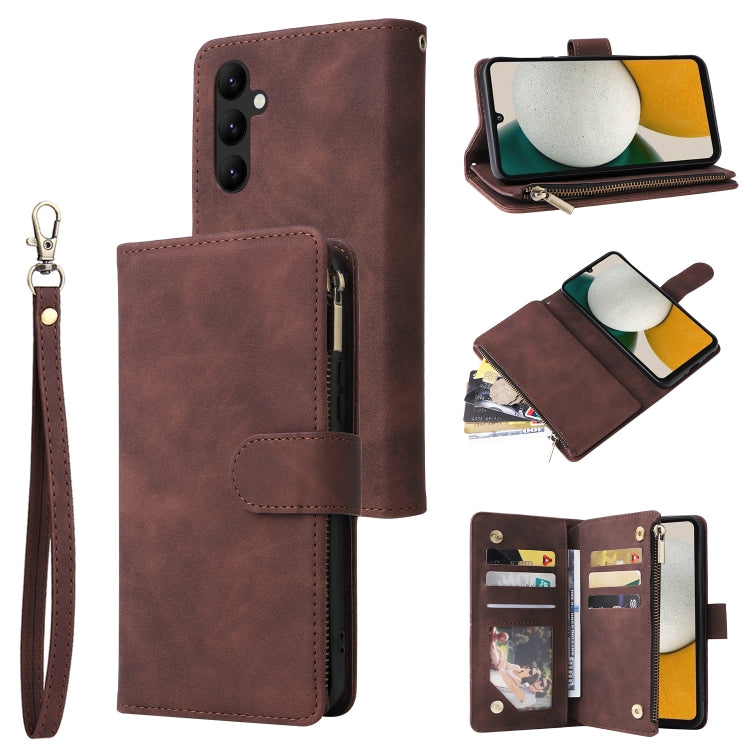 For Samsung Galaxy A34 5G Multifunctional Multi-Card Wallet Phone Leather Case