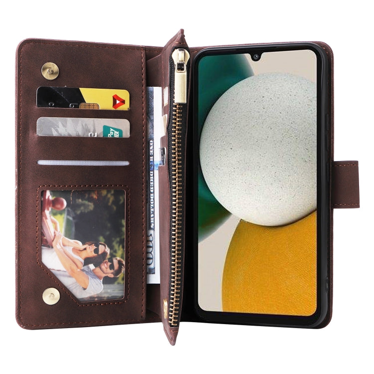 For Samsung Galaxy A34 5G Multifunctional Multi-Card Wallet Phone Leather Case