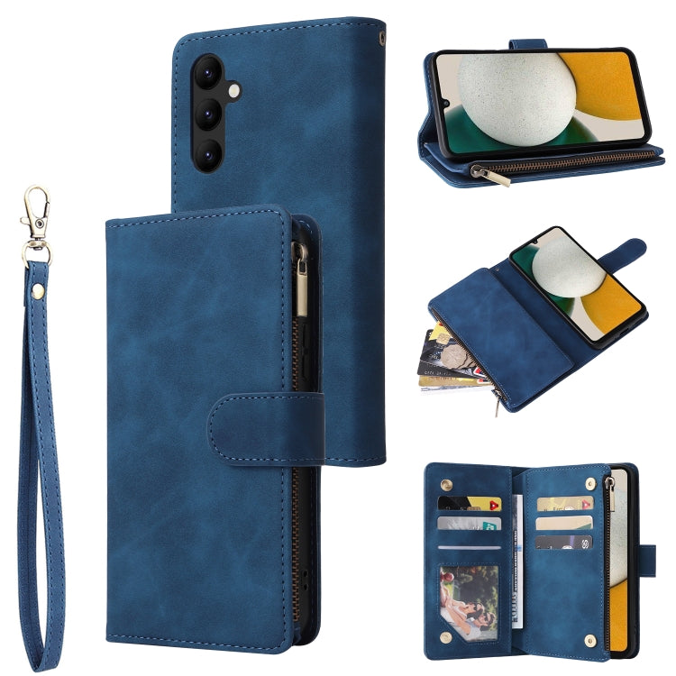For Samsung Galaxy A34 5G Multifunctional Multi-Card Wallet Phone Leather Case