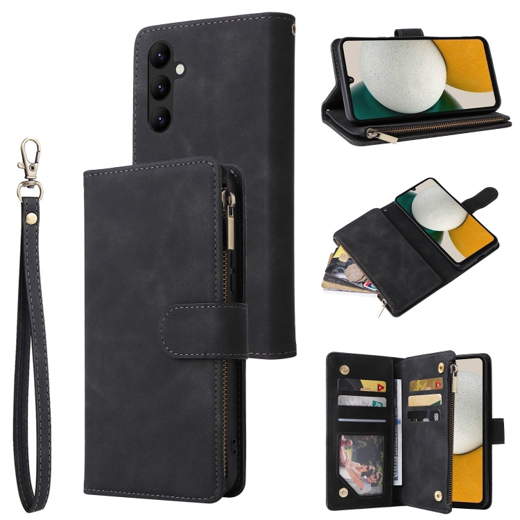For Samsung Galaxy A34 5G Multifunctional Multi-Card Wallet Phone Leather Case