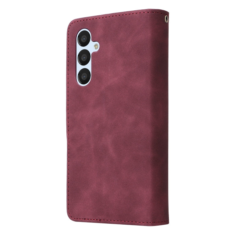 For Samsung Galaxy A54 5G Multifunctional Multi-Card Wallet Phone Leather Case