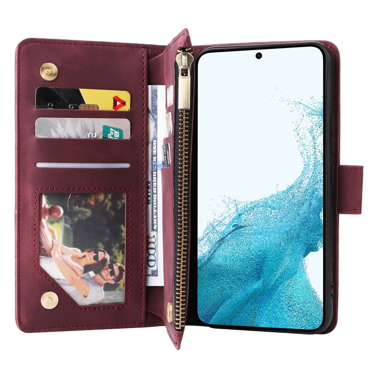 For Samsung Galaxy A54 5G Multifunctional Multi-Card Wallet Phone Leather Case
