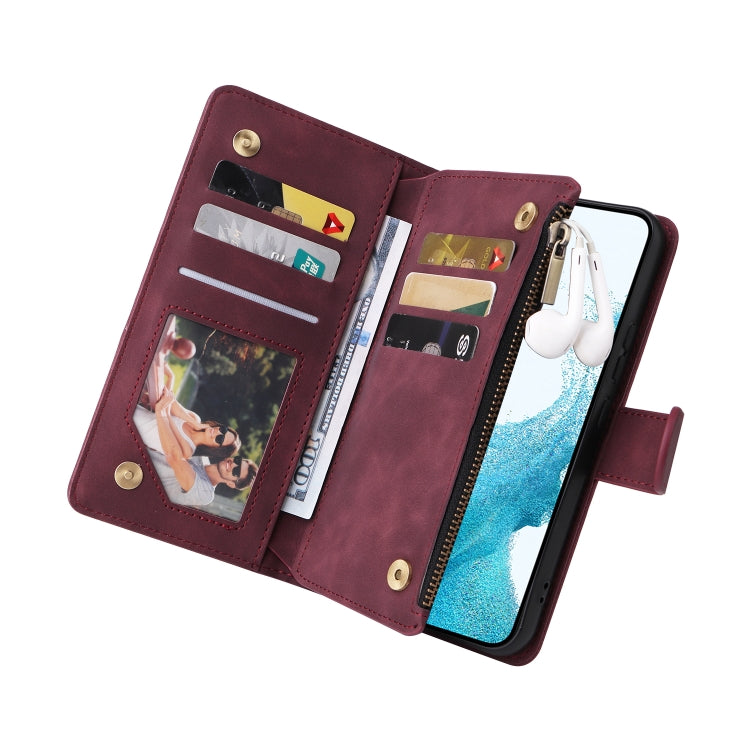 For Samsung Galaxy A54 5G Multifunctional Multi-Card Wallet Phone Leather Case