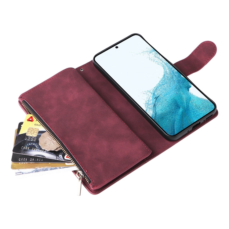 For Samsung Galaxy A54 5G Multifunctional Multi-Card Wallet Phone Leather Case