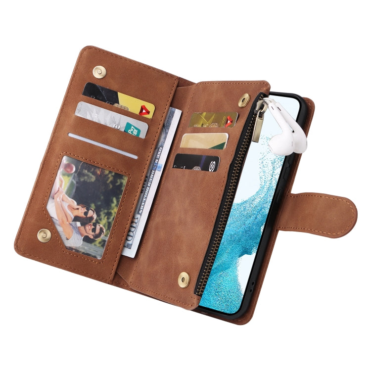 For Samsung Galaxy A54 5G Multifunctional Multi-Card Wallet Phone Leather Case