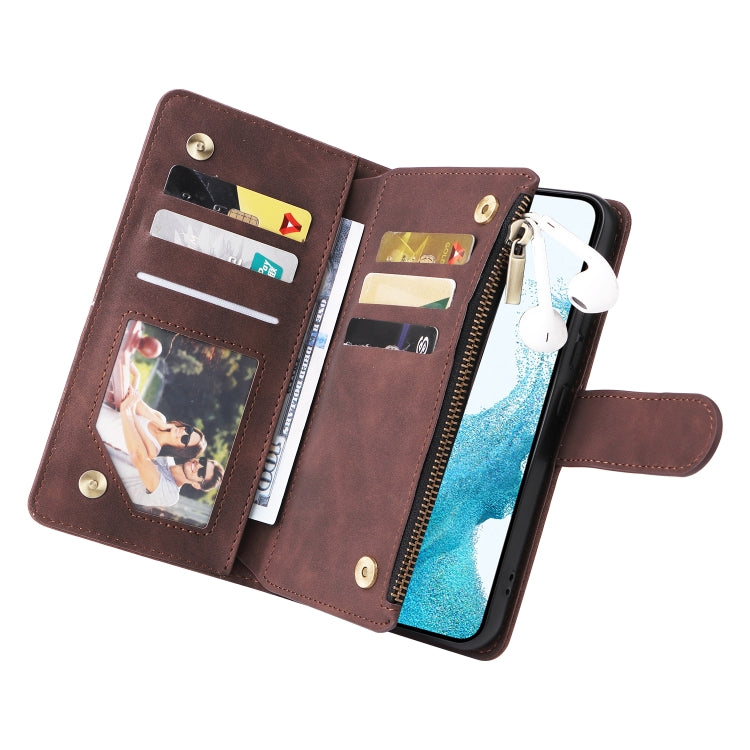 For Samsung Galaxy A54 5G Multifunctional Multi-Card Wallet Phone Leather Case