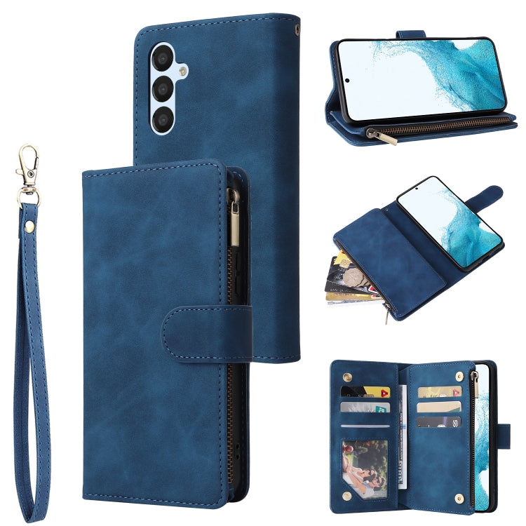 For Samsung Galaxy A54 5G Multifunctional Multi-Card Wallet Phone Leather Case
