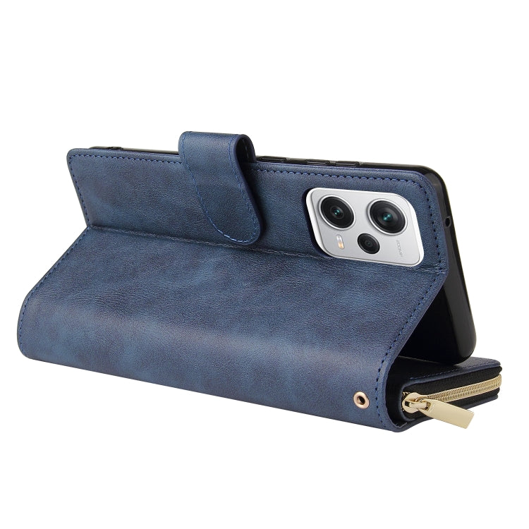 For Xiaomi Redmi Note 12 Explorer / Note 12 Pro+ Global 9 Card Slots Zipper Wallet Bag Leather Phone Case