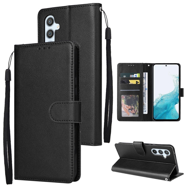 For Samsung Galaxy A54 3 Card Slots Multifunctional Leather Phone Case
