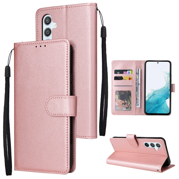 For Samsung Galaxy A54 3 Card Slots Multifunctional Leather Phone Case