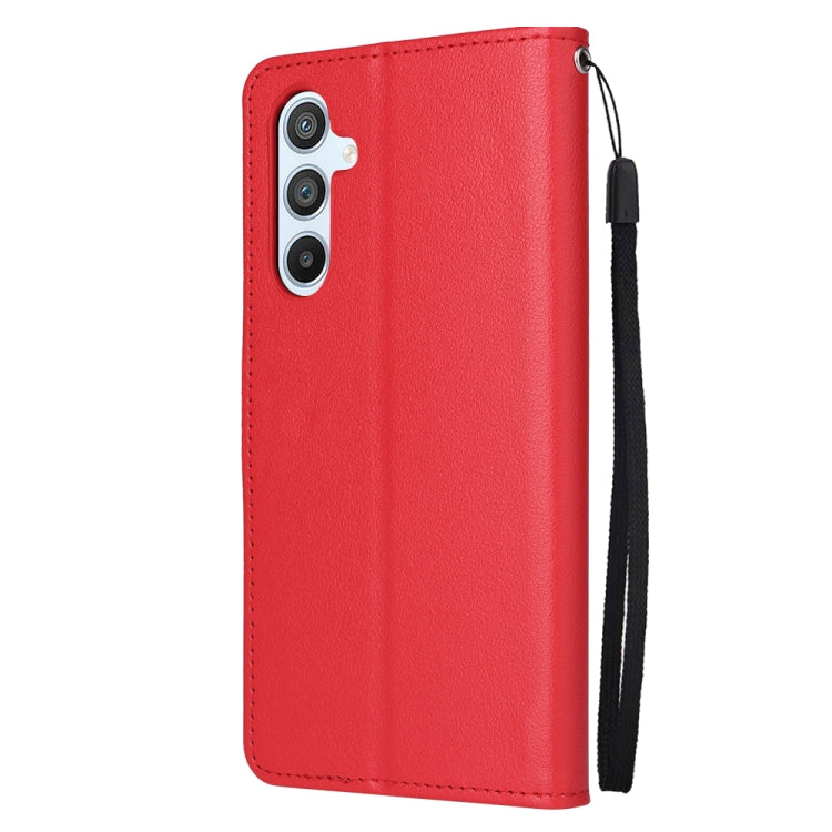 For Samsung Galaxy A54 3 Card Slots Multifunctional Leather Phone Case