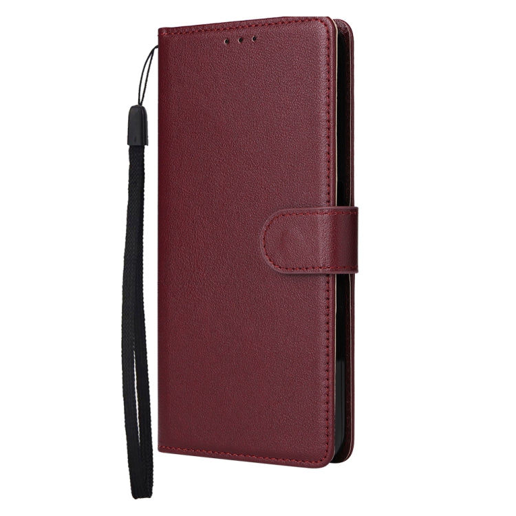 For OPPO A58 / A78 3 Card Slots Multifunctional Leather Phone Case