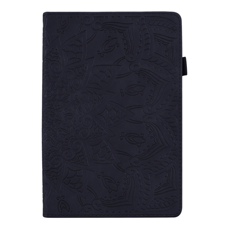 For Samsung Galaxy Tab A8 10.5 2021 Calf Texture Embossed Flip Leather Tablet Case