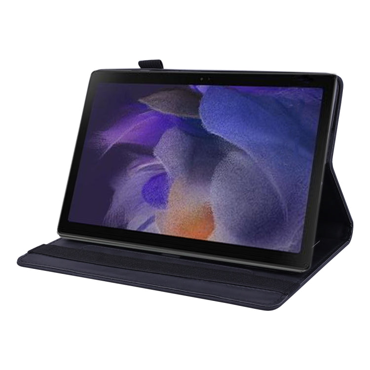 For Samsung Galaxy Tab A8 10.5 2021 Calf Texture Embossed Flip Leather Tablet Case