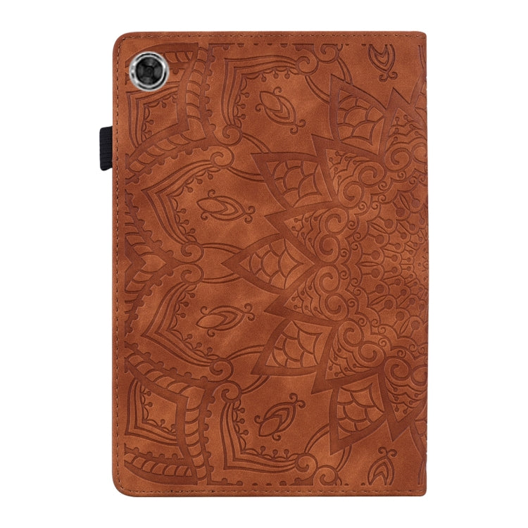For Samsung Galaxy Tab A8 10.5 2021 Calf Texture Embossed Flip Leather Tablet Case