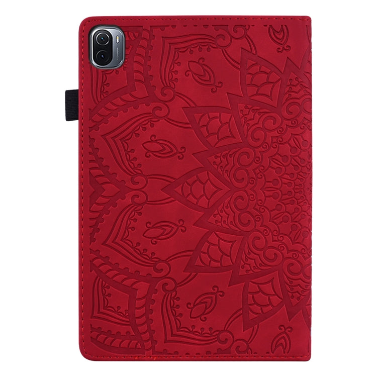 For Xiaomi Pad 5 Pro 12.4 inch Calf Texture Embossed Flip Leather Tablet Case