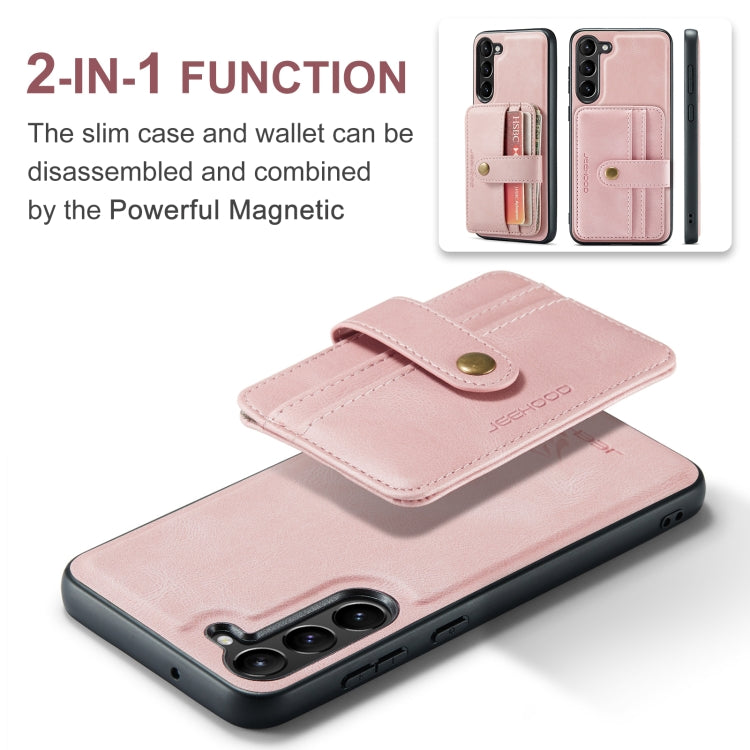 For Samsung Galaxy A54 5G / A54 4G JEEHOOD RFID Blocking Anti-Theft Magnetic PU Phone Case