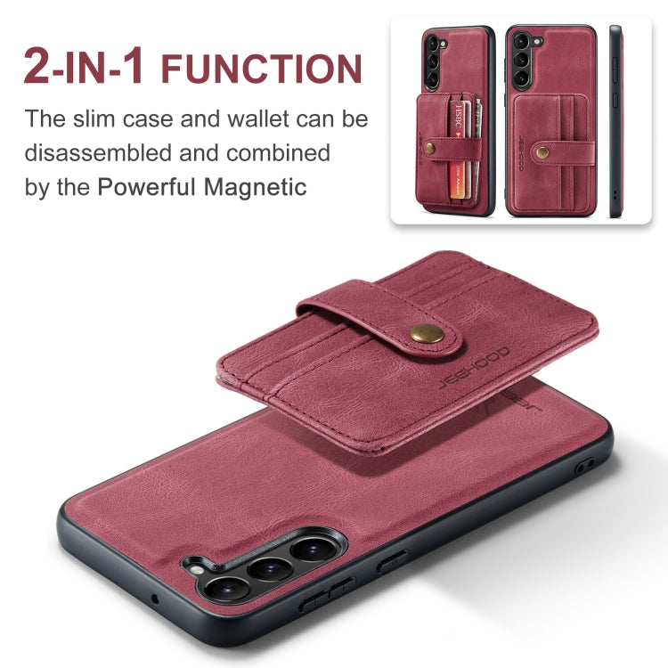 For Samsung Galaxy A54 5G / A54 4G JEEHOOD RFID Blocking Anti-Theft Magnetic PU Phone Case