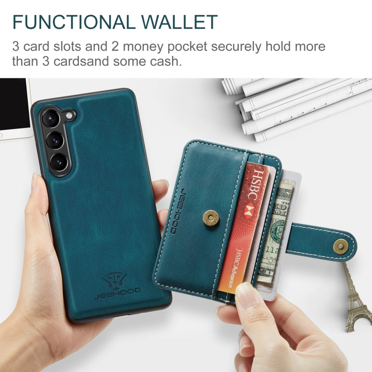 For Samsung Galaxy A54 5G / A54 4G JEEHOOD RFID Blocking Anti-Theft Magnetic PU Phone Case