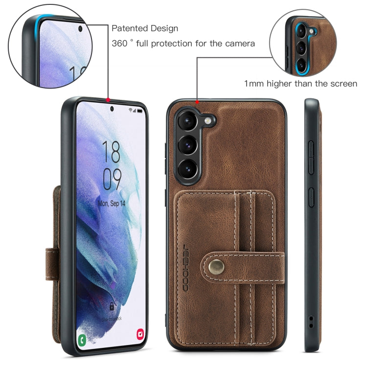 For Samsung Galaxy A54 5G / A54 4G JEEHOOD RFID Blocking Anti-Theft Magnetic PU Phone Case