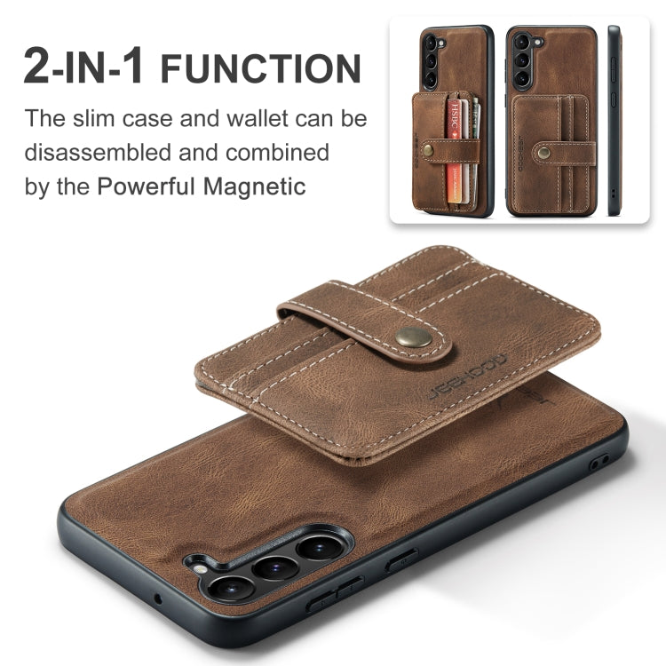 For Samsung Galaxy A54 5G / A54 4G JEEHOOD RFID Blocking Anti-Theft Magnetic PU Phone Case