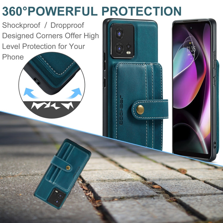 For Motorola Moto S30 Pro JEEHOOD RFID Blocking Anti-Theft Magnetic PU Phone Case
